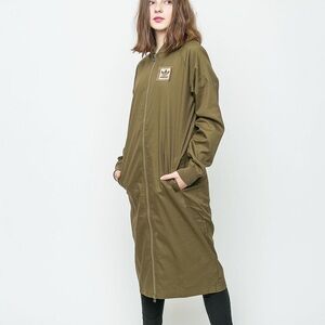 Adidas Women's Green Long Bomber Jacket